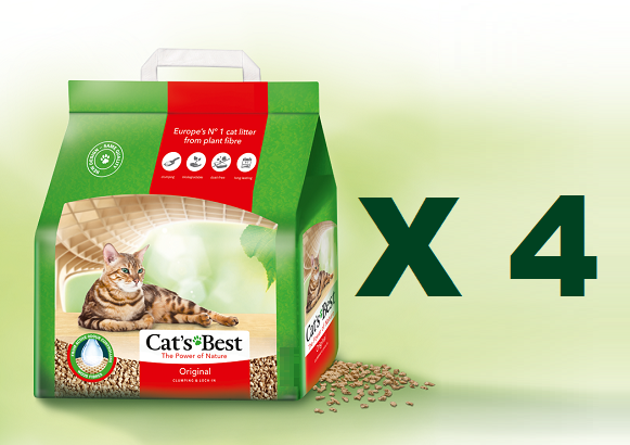 5.2公斤 Cat's Best 碎木粒x4包特價 (平均每包 $120), 德國製造